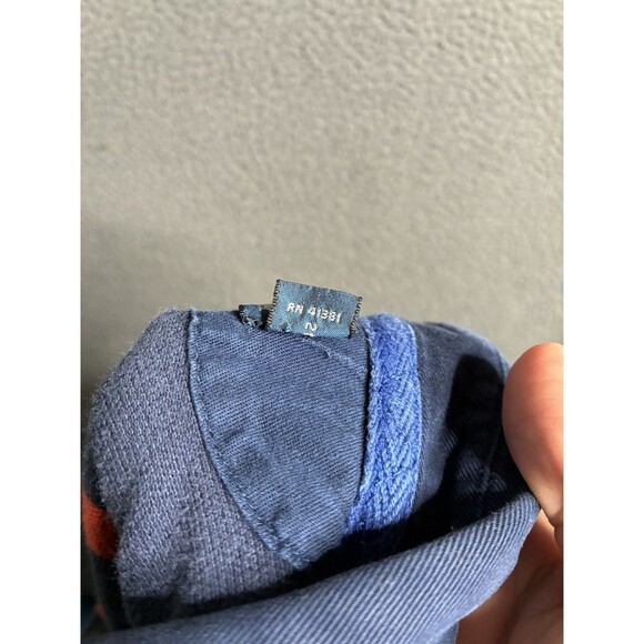 Polo Ralph Lauren Mens Large Striped Short Sleeve Rugby Arm Gussets Y2K Preppy - Picture 10 of 14